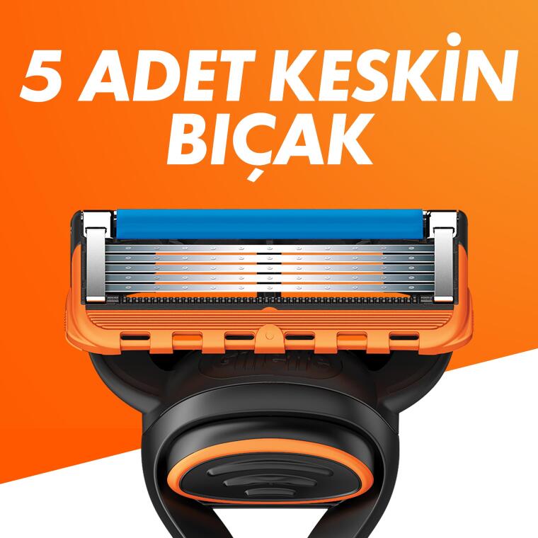 Gillette Fusion Tıraş Makinesi Gövde + 2 Başlık - 3