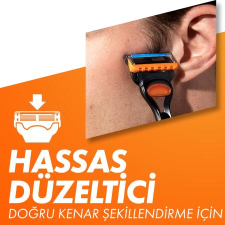Gillette Fusion Tıraş Makinesi Gövde + 2 Başlık - 4