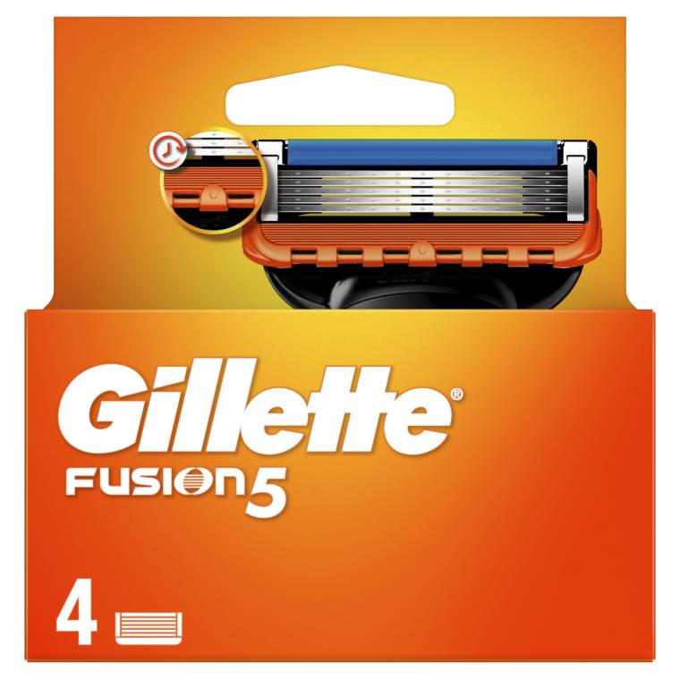 Gillette Fusion Yedek Tıraş Bıçağı 4 Adet  - 1