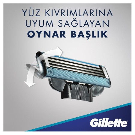 Gillette Mach3 Sport Yedek Tıraş Bıçağı 4 Adet - Thumbnail