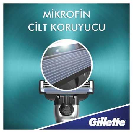 Gillette Mach3 Tıraş Makinesi Gövde + 1 Başlık - 5