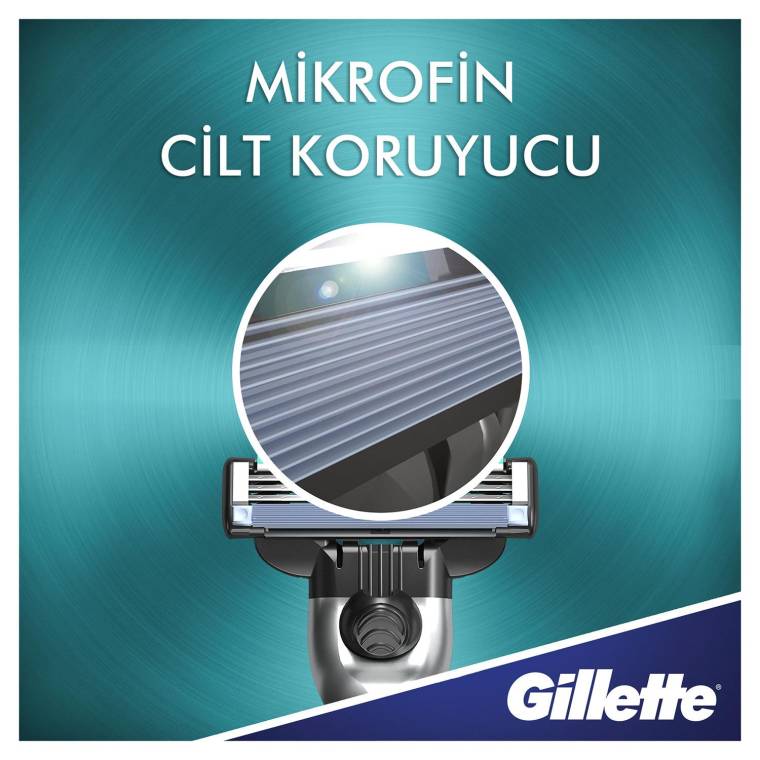 Gillette Mach3 Tıraş Makinesi Gövde + 1 Başlık - 5