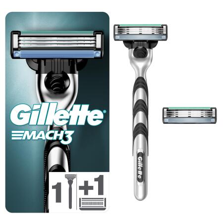Gillette Mach3 Tıraş Makinesi Gövde + 2 Başlık - 2