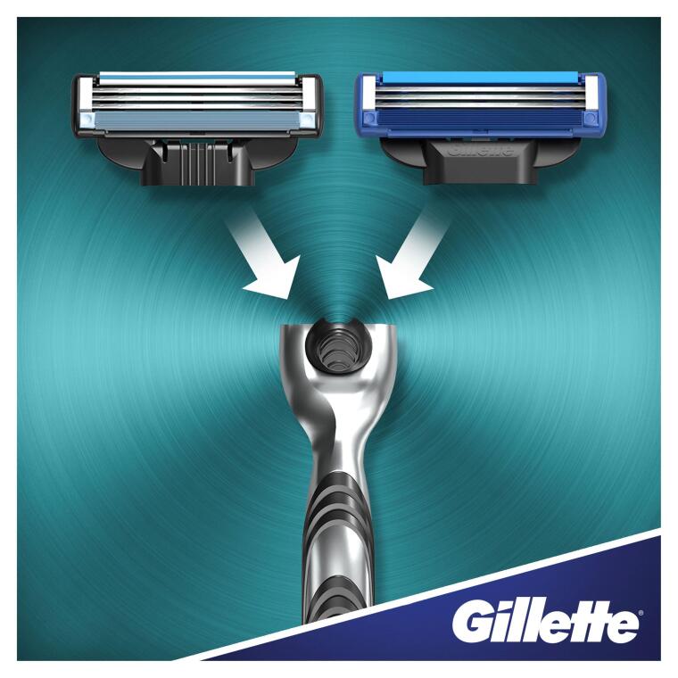 Gillette Mach3 Tıraş Makinesi Gövde + 2 Başlık - 7
