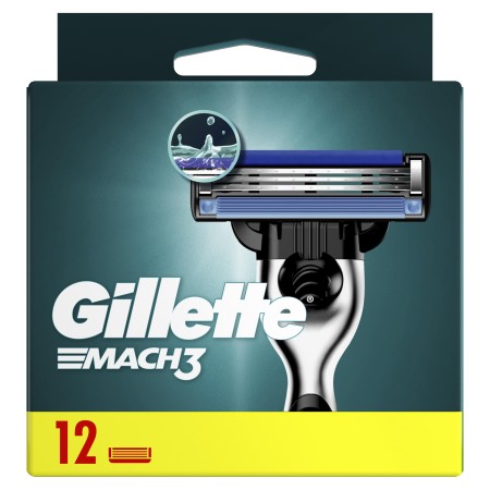 Gillette Mach3 Yedek Tıraş Bıçağı 12 Adet - Thumbnail