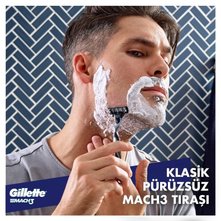 Gillette Mach3 Yedek Tıraş Bıçağı 12 Adet - Thumbnail