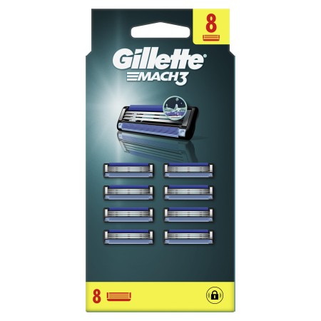 Gillette Mach3 Yedek Tıraş Bıçağı 8 Adet - Thumbnail