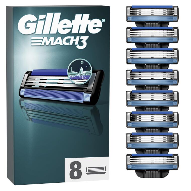 Gillette Mach3 Yedek Tıraş Bıçağı 8 Adet - 1