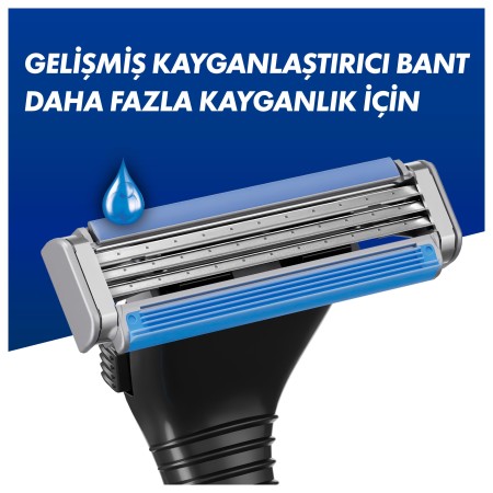 Gillette Sensor3 Tıraş Makinesi + 6 Adet Yedek Tıraş Bıçağı - Thumbnail