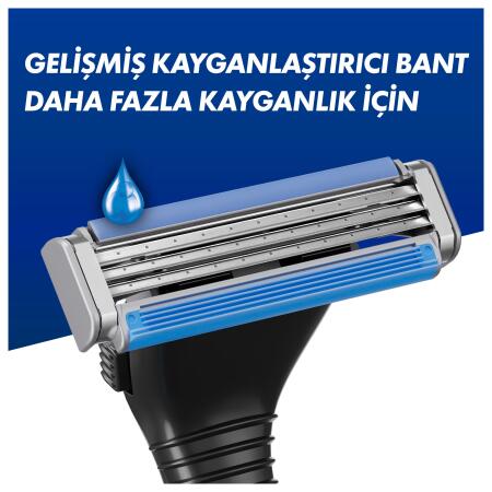 Gillette Sensor3 Tıraş Makinesi + 6 Adet Yedek Tıraş Bıçağı - 3
