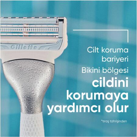Gillette Venus Bikini Bölgesine Özel Yedek Başlık 3 Adet  - 4