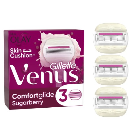 Gillette Venus Comfort Glide Sugarberry Yedek Başlık 3 Adet - Thumbnail