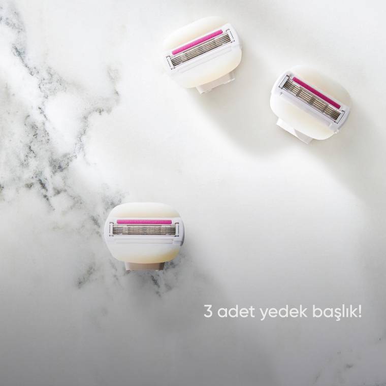 Gillette Venus Comfort Glide Sugarberry Yedek Başlık 3 Adet - 6