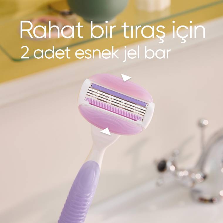 Gillette Venus Comfortglide Breeze Tıraş Makinesi Gövde + 2 Başlık - 2