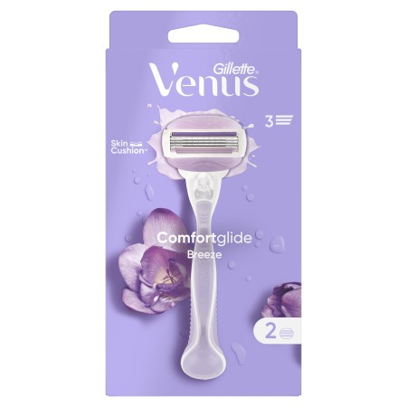 Gillette Venus Comfortglide Breeze Tıraş Makinesi Gövde + 2 Başlık - 8