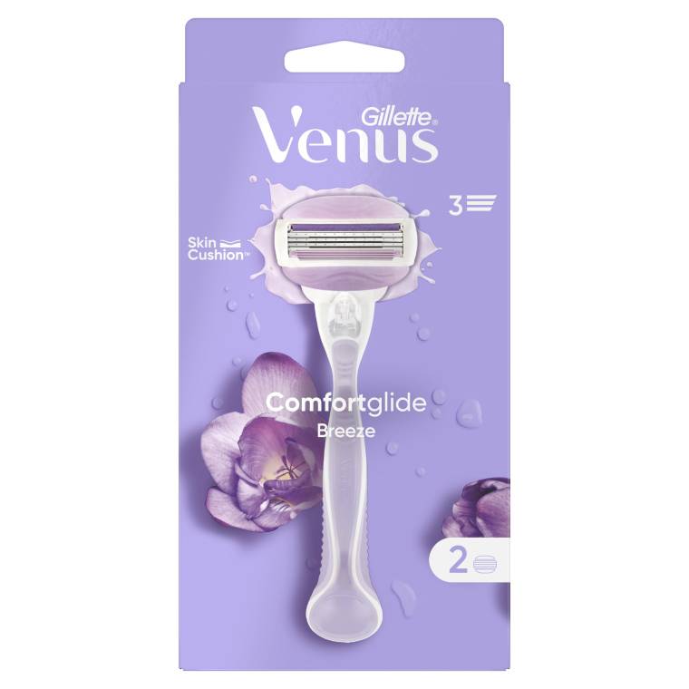 Gillette Venus Comfortglide Breeze Tıraş Makinesi Gövde + 2 Başlık - 8