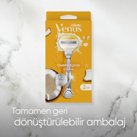 Gillette Venus Comfortglide Olay Kadın Tıraş Makinesi - Thumbnail