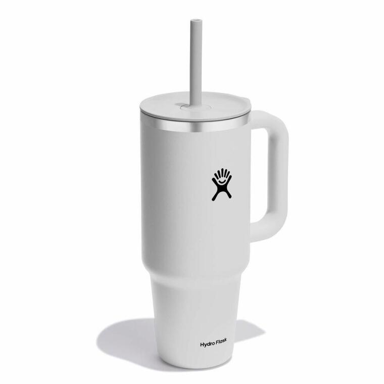 Hydro Flask All Around Travel Tumbler Pipetli Termos 1183 ml (40 Oz) - Beyaz - 2