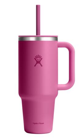 Hydro Flask All Around Travel Tumbler Pipetli Termos 1183 ml (40 Oz) - Reef Pembe