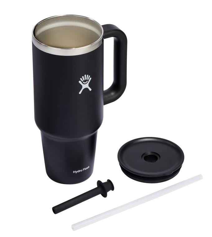 Hydro Flask All Around Travel Tumbler Pipetli Termos 1183 ml (40 Oz) - Siyah - 4