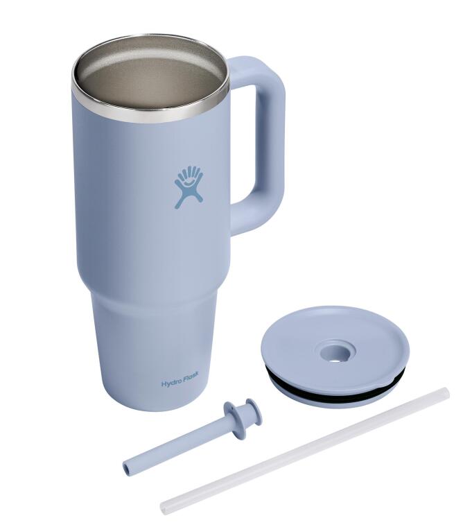 Hydro Flask All Around Travel Tumbler Pipetli Termos 1183 ml (40 Oz) - Surf Mavi - 4