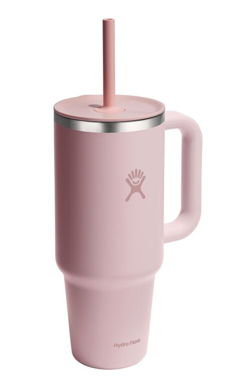Hydro Flask All Around Travel Tumbler Pipetli Termos 1183 ml (40 Oz) - Trillium Pembe - 2