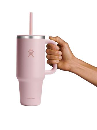 Hydro Flask All Around Travel Tumbler Pipetli Termos 1183 ml (40 Oz) - Trillium Pembe - 3
