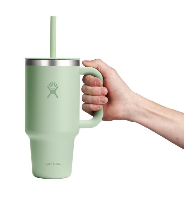 Hydro Flask All Around Travel Tumbler Pipetli Termos 946 ml (32 Oz) - Aloe Yeşil - 3