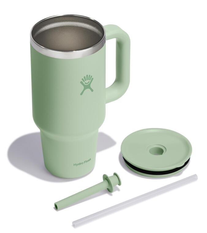 Hydro Flask All Around Travel Tumbler Pipetli Termos 946 ml (32 Oz) - Aloe Yeşil - 4