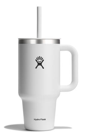 Hydro Flask All Around Travel Tumbler Pipetli Termos 946 ml (32 Oz) - Beyaz