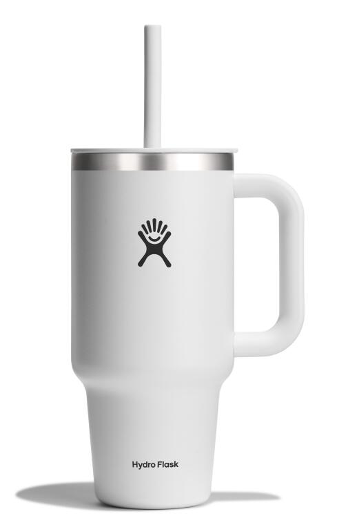 Hydro Flask All Around Travel Tumbler Pipetli Termos 946 ml (32 Oz) - Beyaz - 1