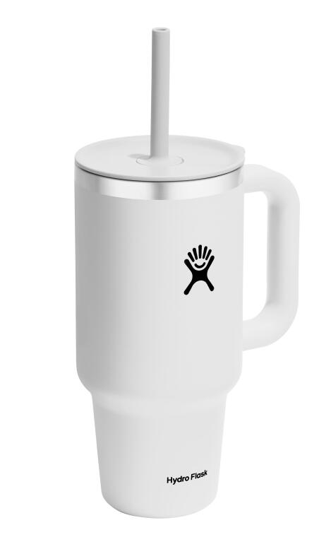 Hydro Flask All Around Travel Tumbler Pipetli Termos 946 ml (32 Oz) - Beyaz - 2