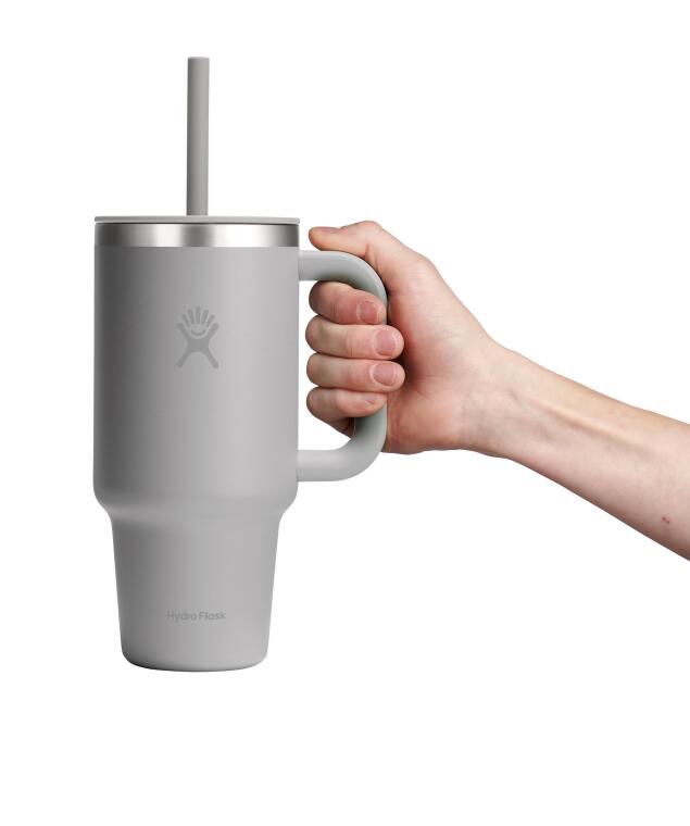 Hydro Flask All Around Travel Tumbler Pipetli Termos 946 ml (32 Oz) - Birch Gri - 3