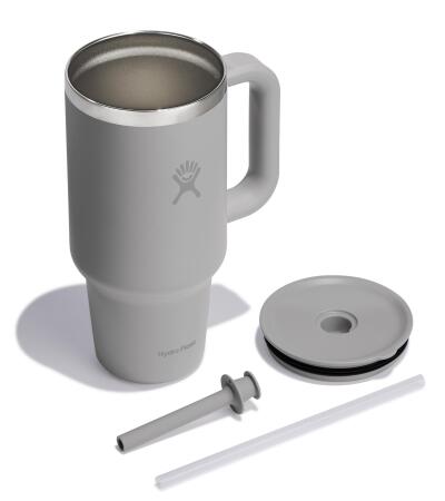 Hydro Flask All Around Travel Tumbler Pipetli Termos 946 ml (32 Oz) - Birch Gri - 4