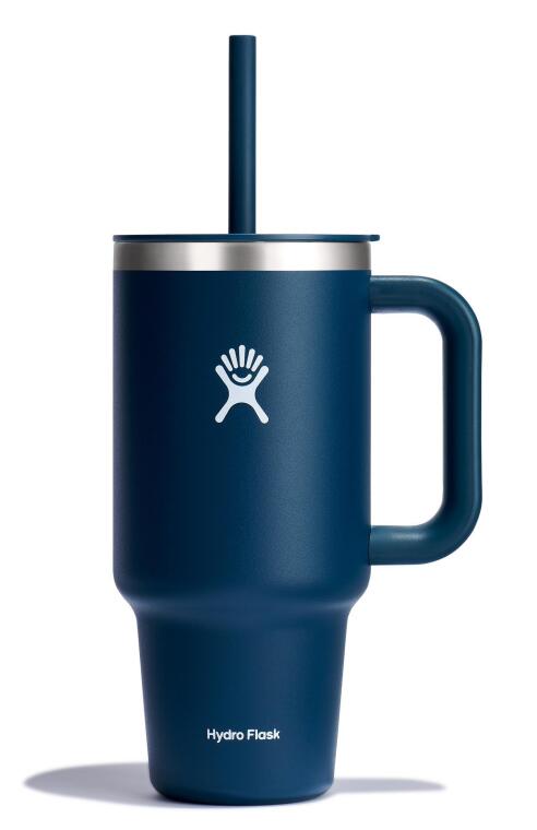 Hydro Flask All Around Travel Tumbler Pipetli Termos 946 ml (32 Oz) - Indigo Lacivert - 1