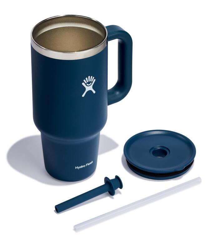 Hydro Flask All Around Travel Tumbler Pipetli Termos 946 ml (32 Oz) - Indigo Lacivert - 4