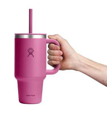 Hydro Flask All Around Travel Tumbler Pipetli Termos 946 ml (32 Oz) - Reef Pembe - 3