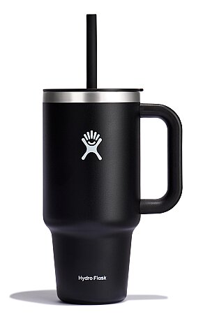 Hydro Flask All Around Travel Tumbler Pipetli Termos 946 ml (32 Oz) - Siyah