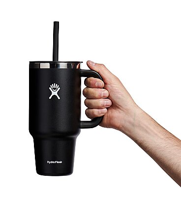 Hydro Flask All Around Travel Tumbler Pipetli Termos 946 ml (32 Oz) - Siyah - 3