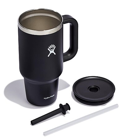 Hydro Flask All Around Travel Tumbler Pipetli Termos 946 ml (32 Oz) - Siyah - 4