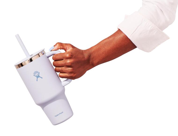 Hydro Flask All Around Travel Tumbler Pipetli Termos 946 ml (32 Oz) - Surf Mavi - 3