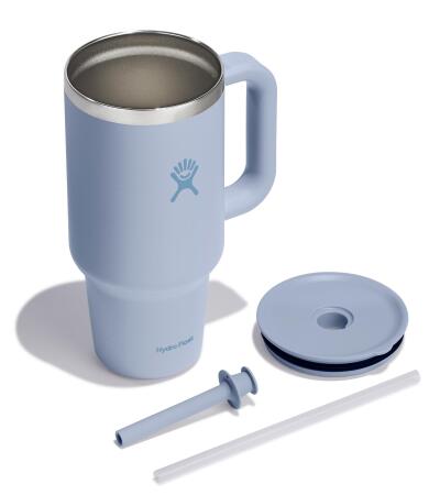 Hydro Flask All Around Travel Tumbler Pipetli Termos 946 ml (32 Oz) - Surf Mavi - 4