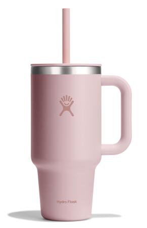 Hydro Flask All Around Travel Tumbler Pipetli Termos 946 ml (32 Oz) - Trillium Pembe