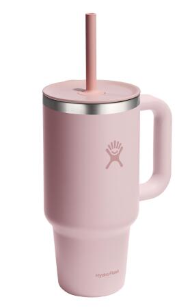 Hydro Flask All Around Travel Tumbler Pipetli Termos 946 ml (32 Oz) - Trillium Pembe - 2