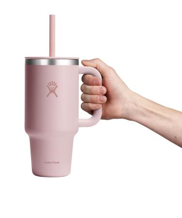 Hydro Flask All Around Travel Tumbler Pipetli Termos 946 ml (32 Oz) - Trillium Pembe - 3