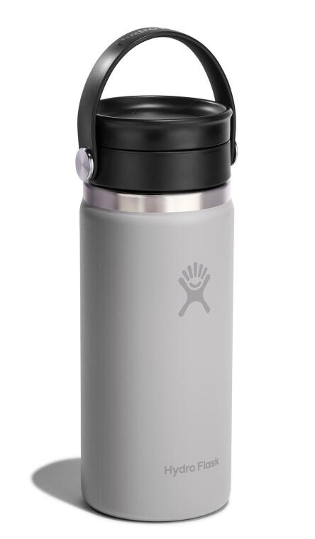 Hydro Flask Geniş Flex Sip Kapaklı Termos 473 ml (16 Oz) - Birch Gri - 2