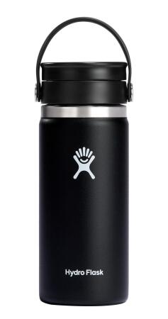 Hydro Flask Geniş Flex Sip Kapaklı Termos 473 ml (16 Oz) - Siyah