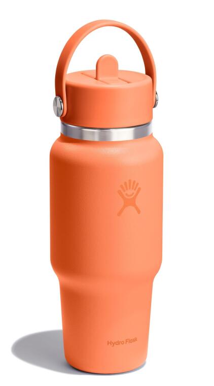 Hydro Flask Geniş Kapak Pipetli Seyahat Tipi Termos 710 ml (24 Oz) - Nectar Turuncu - 2