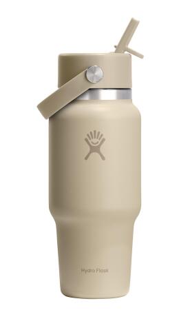 Hydro Flask Geniş Kapak Pipetli Seyahat Tipi Termos 710 ml (24 Oz) - Oat Bej