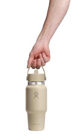 Hydro Flask Geniş Kapak Pipetli Seyahat Tipi Termos 710 ml (24 Oz) - Oat Bej - 3